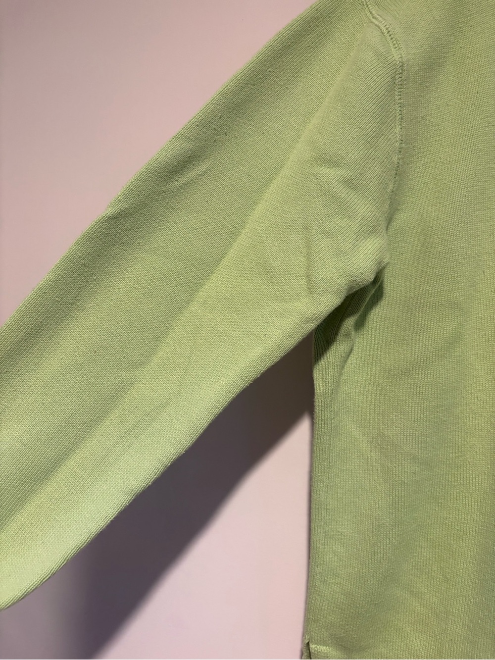 Eddie Bauer Green Crew Neck Cotton Sweater - Picture 4 of 5